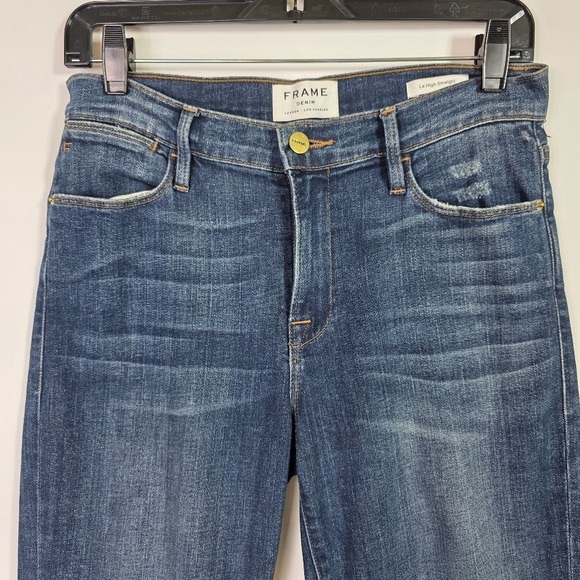 Frame Le Straight high Minor distressing jeans - Picture 4 of 12